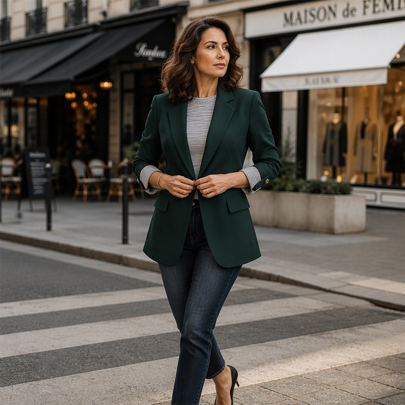 Veste blazer décontractée pour femme