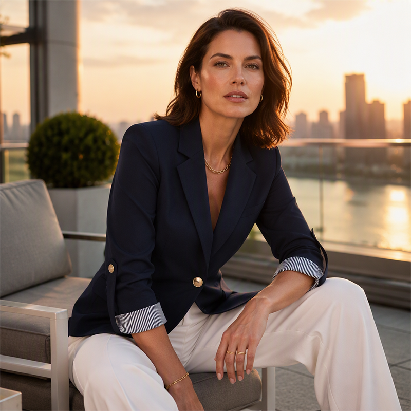 Veste blazer décontractée pour femme