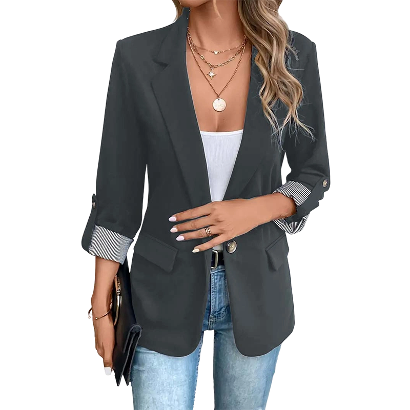 Veste blazer décontractée pour femme