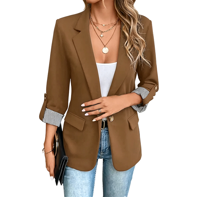 Veste blazer décontractée pour femme