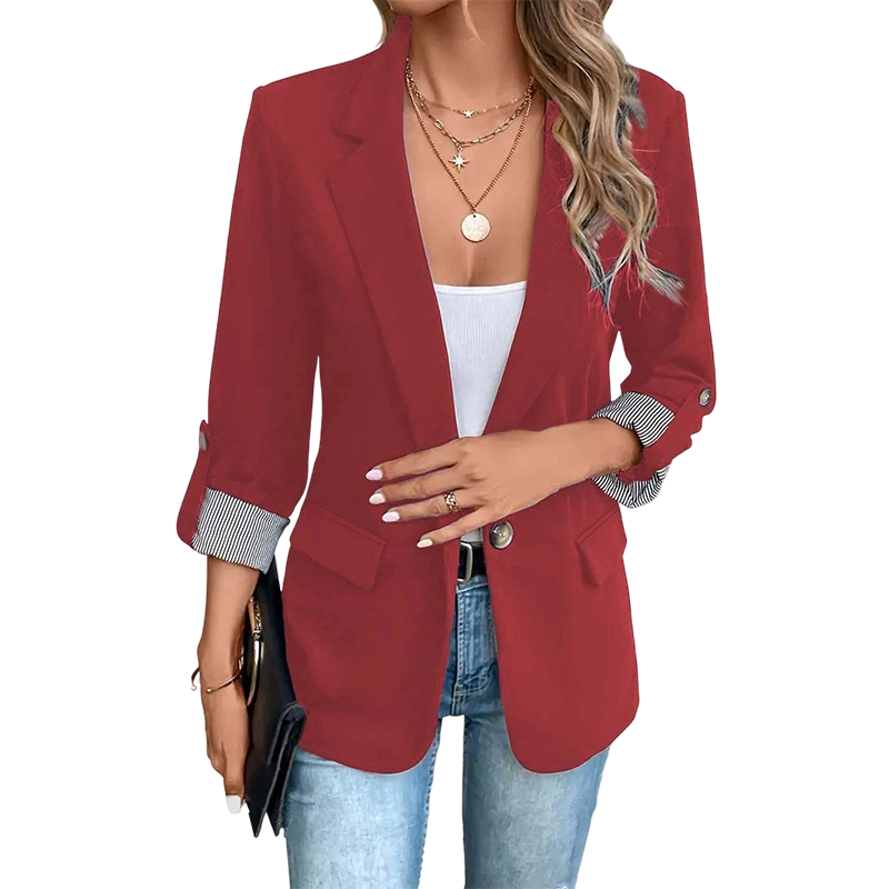 Veste blazer décontractée pour femme