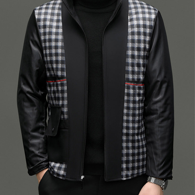 Trench-coat mi-long pour homme avec doublure amovible