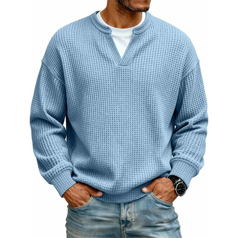 ✨ OFFRE PRIVILÈGE · -50 % | Haut Homme Gaufré Effet 2-en-1