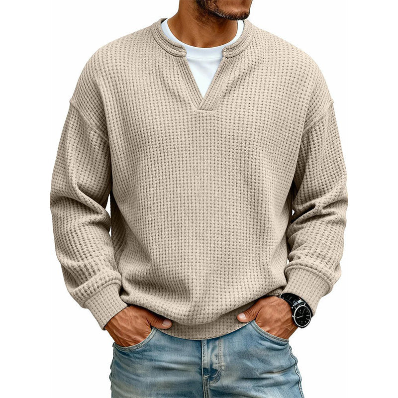 ✨ OFFRE PRIVILÈGE · -50 % | Haut Homme Gaufré Effet 2-en-1