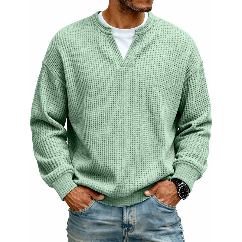 ✨ OFFRE PRIVILÈGE · -50 % | Haut Homme Gaufré Effet 2-en-1