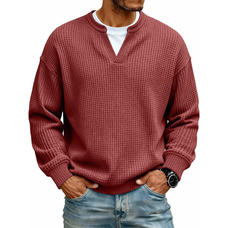 ✨ OFFRE PRIVILÈGE · -50 % | Haut Homme Gaufré Effet 2-en-1