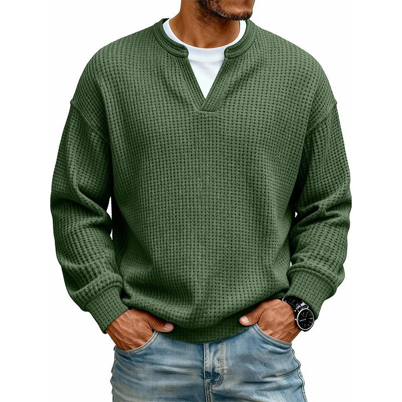 ✨ OFFRE PRIVILÈGE · -50 % | Haut Homme Gaufré Effet 2-en-1
