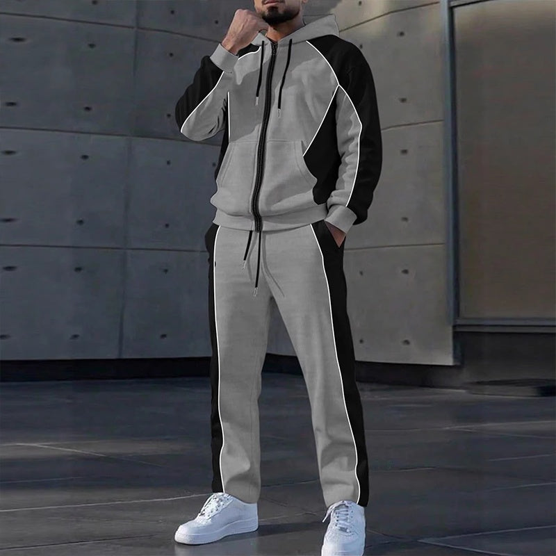 🔥 UN LOOK COMPLET SANS EFFORT | Ensemble Homme Color Block 2 Pièces -50 %
