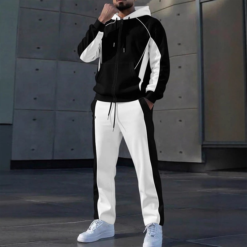 🔥 UN LOOK COMPLET SANS EFFORT | Ensemble Homme Color Block 2 Pièces -50 %
