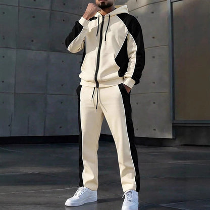 🔥 UN LOOK COMPLET SANS EFFORT | Ensemble Homme Color Block 2 Pièces -50 %