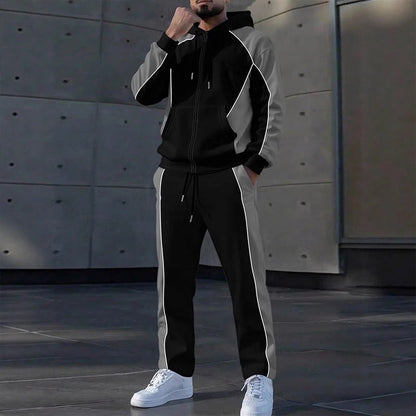 🔥 UN LOOK COMPLET SANS EFFORT | Ensemble Homme Color Block 2 Pièces -50 %