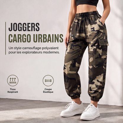 🌿 Confort & Liberté | Jogger Cargo Femme Multi-Poches