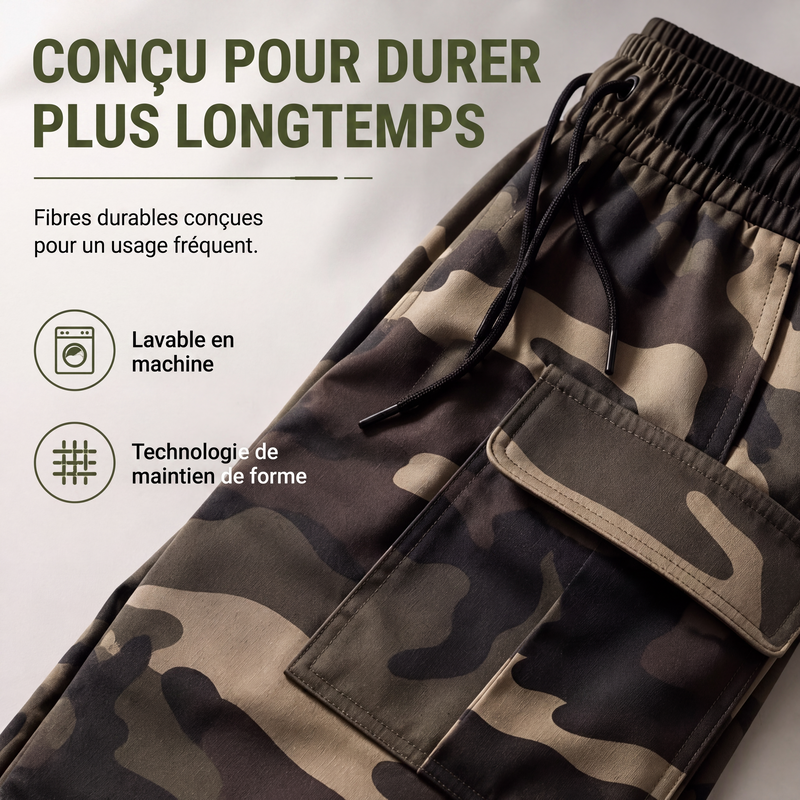 🌿 Confort & Liberté | Jogger Cargo Femme Multi-Poches