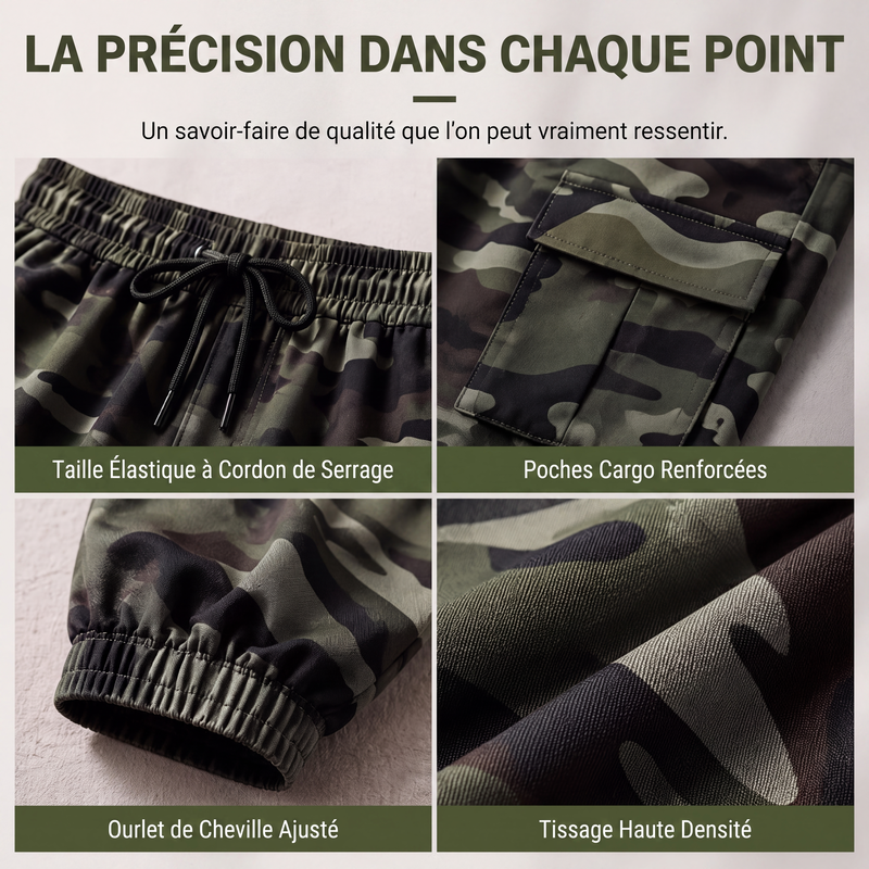 🌿 Confort & Liberté | Jogger Cargo Femme Multi-Poches