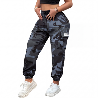 🌿 Confort & Liberté | Jogger Cargo Femme Multi-Poches