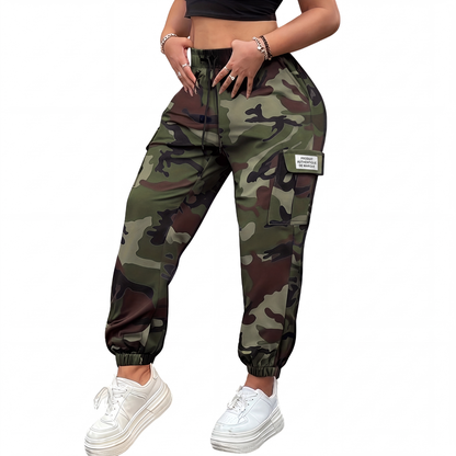 🌿 Confort & Liberté | Jogger Cargo Femme Multi-Poches