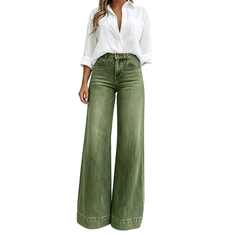 👖 L'ALLURE VINTAGE QUI CHANGE TOUT | Jean Wide Leg Taille Haute -50 %