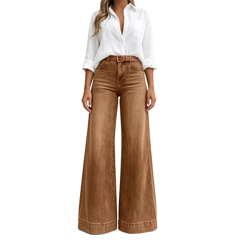 👖 L'ALLURE VINTAGE QUI CHANGE TOUT | Jean Wide Leg Taille Haute -50 %