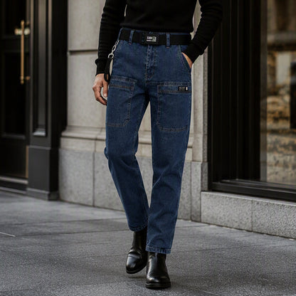 Jean droit léger pour homme