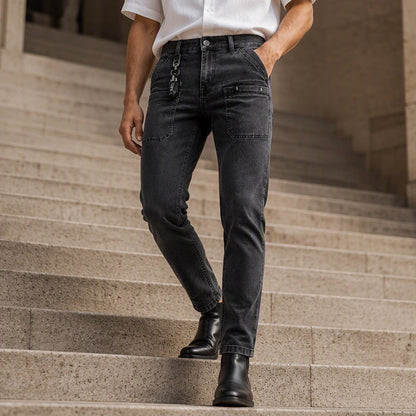 Jean droit léger pour homme