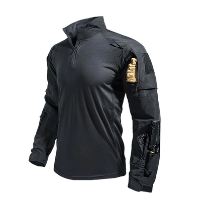 🏕️ Conçu pour Bouger | Haut Outdoor Homme Multi-Poches & Respirant