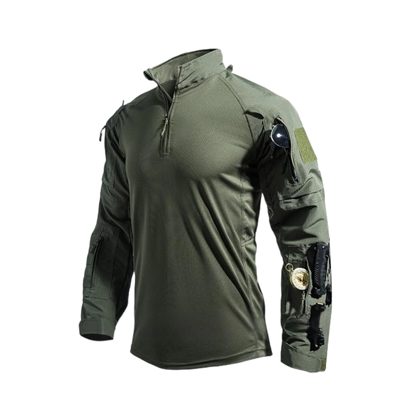 🏕️ Conçu pour Bouger | Haut Outdoor Homme Multi-Poches & Respirant