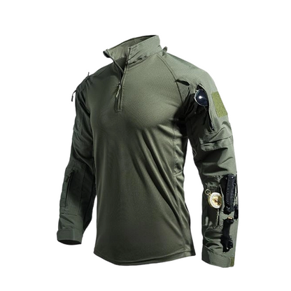 🏕️ Conçu pour Bouger | Haut Outdoor Homme Multi-Poches & Respirant