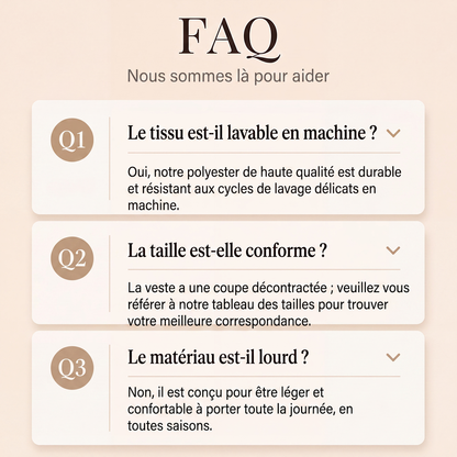 Veste boutonnée diagonale irrégulière pour femme