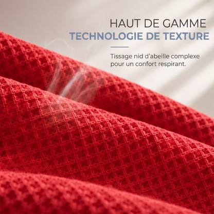 Haut en maille pour femme à col V et manches longues