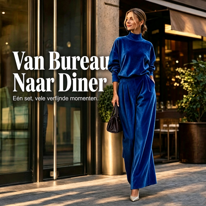 Verfijnde Woon-Werk Gebreide Set