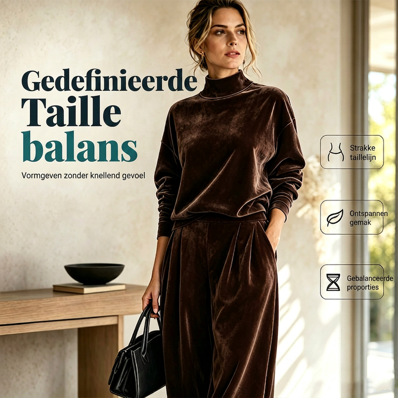 Verfijnde Woon-Werk Gebreide Set