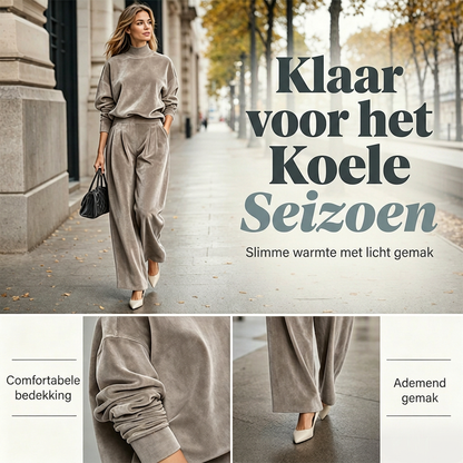 Verfijnde Woon-Werk Gebreide Set