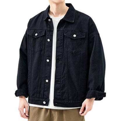 Veste cargo classique coupe ample pour homme
