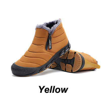 Bottes d'hiver imperméables pour la neige, doublées de fausse fourrure, pour une chaleur optimaleW