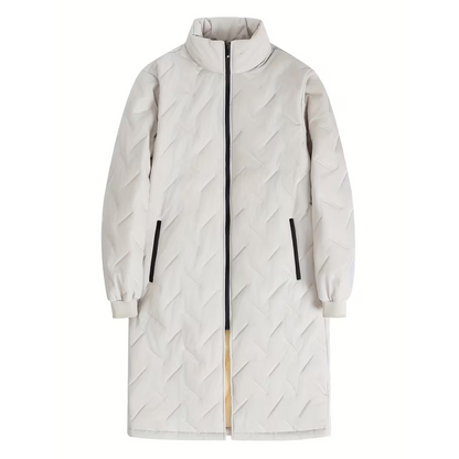 Manteau d'hiver pour homme, longueur moyenne, avec doublure en peluche