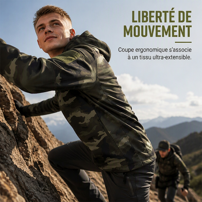 Veste à capuche de camouflage outdoor pour homme