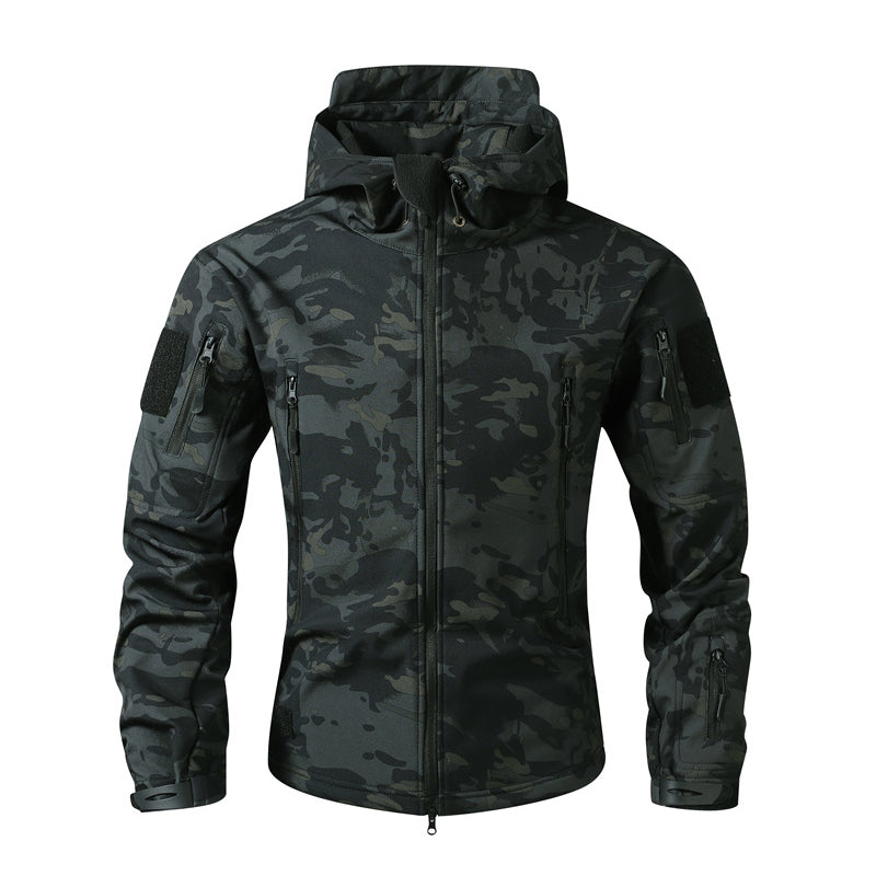Veste à capuche de camouflage outdoor pour homme