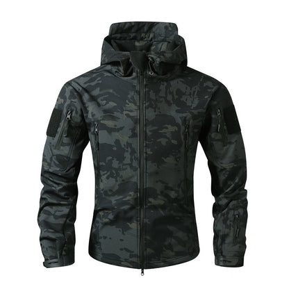 Veste à capuche de camouflage outdoor pour homme