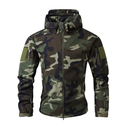 Veste à capuche de camouflage outdoor pour homme