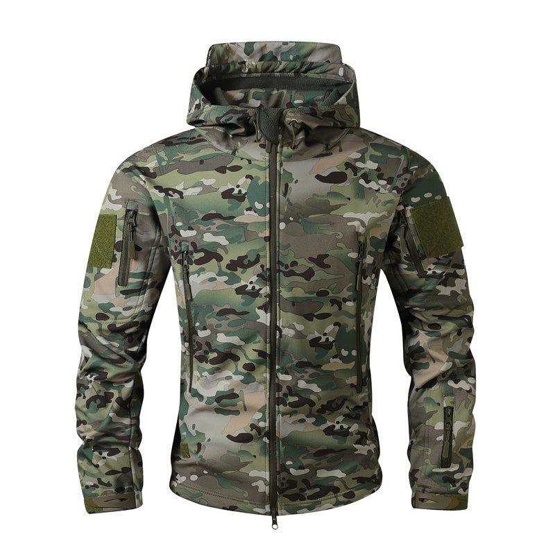 Veste à capuche de camouflage outdoor pour homme