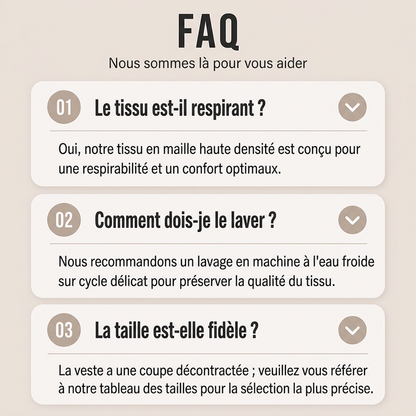 Veste chaude décontractée pour homme à col montant
