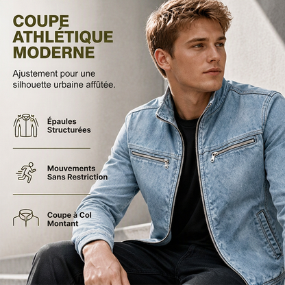 Veste cargo décontractée ajustée pour homme