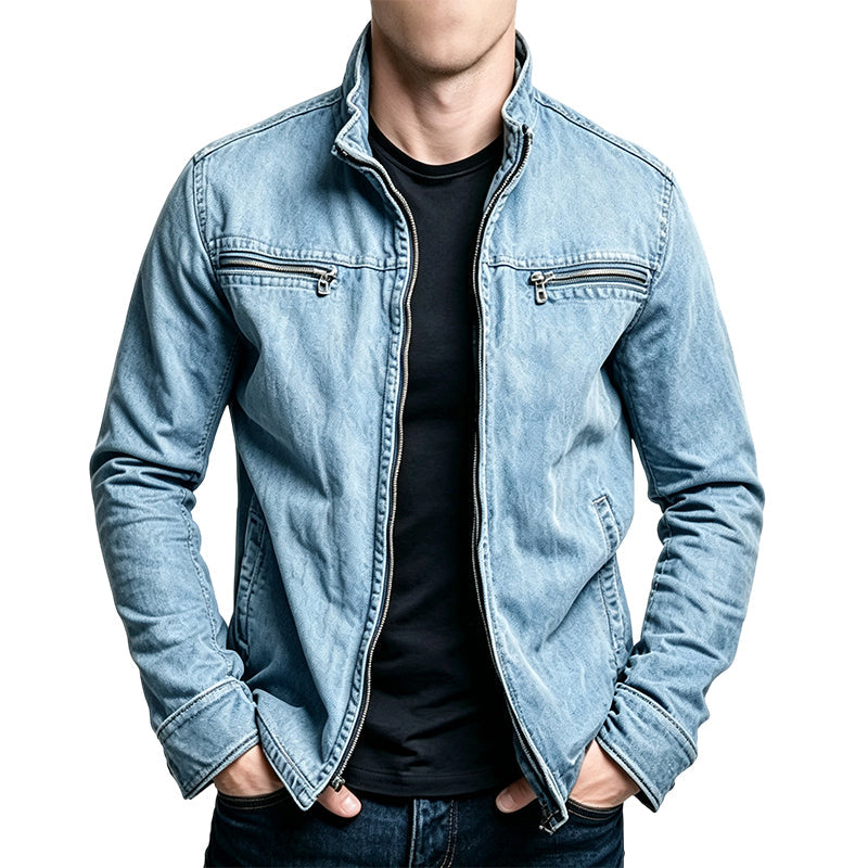 Veste cargo décontractée ajustée pour homme