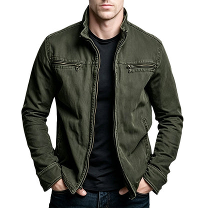 Veste cargo décontractée ajustée pour homme