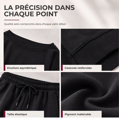 Ensemble 2 pièces sweat-shirt et pantalon de survêtement pour femme