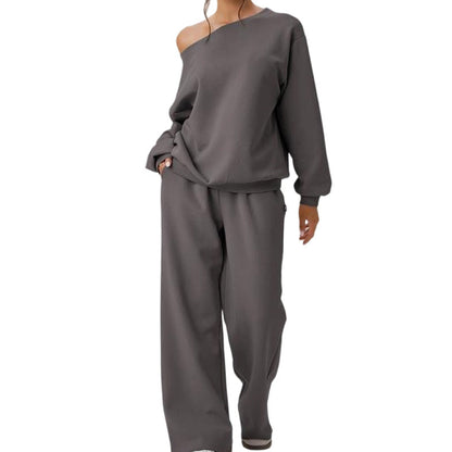 Ensemble 2 pièces sweat-shirt et pantalon de survêtement pour femme