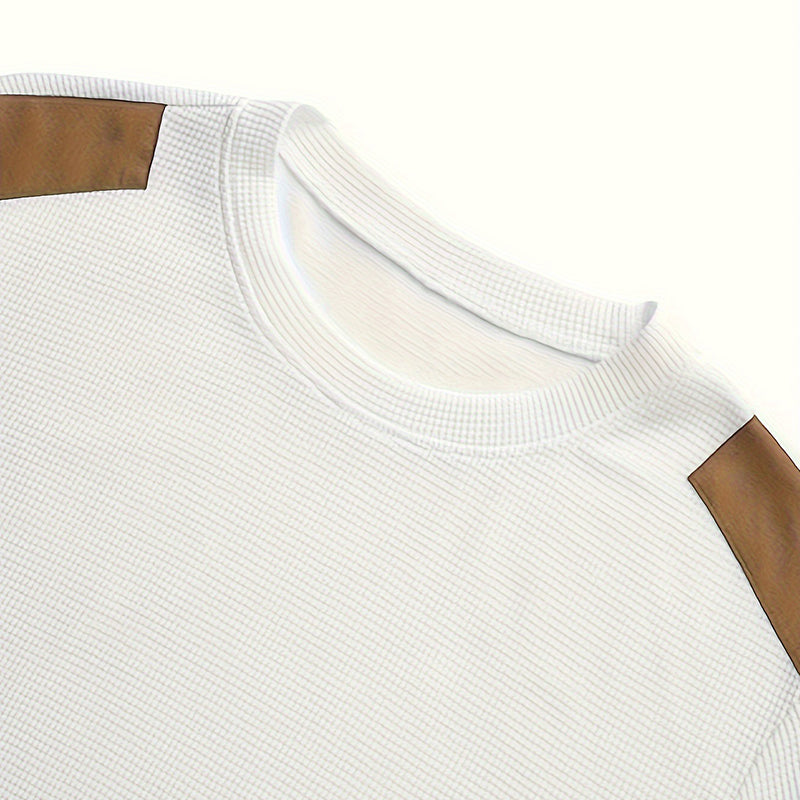 Pull en maille à col rond pour homme