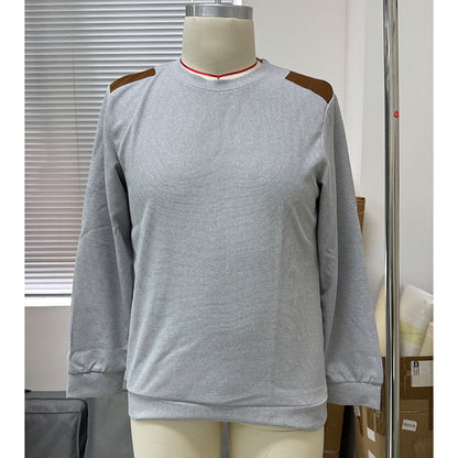Pull en maille à col rond pour homme