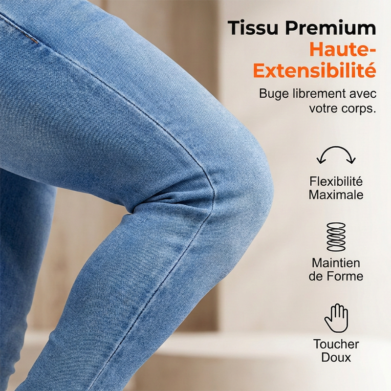 Jean cargo stretch ajusté skinny pour homme