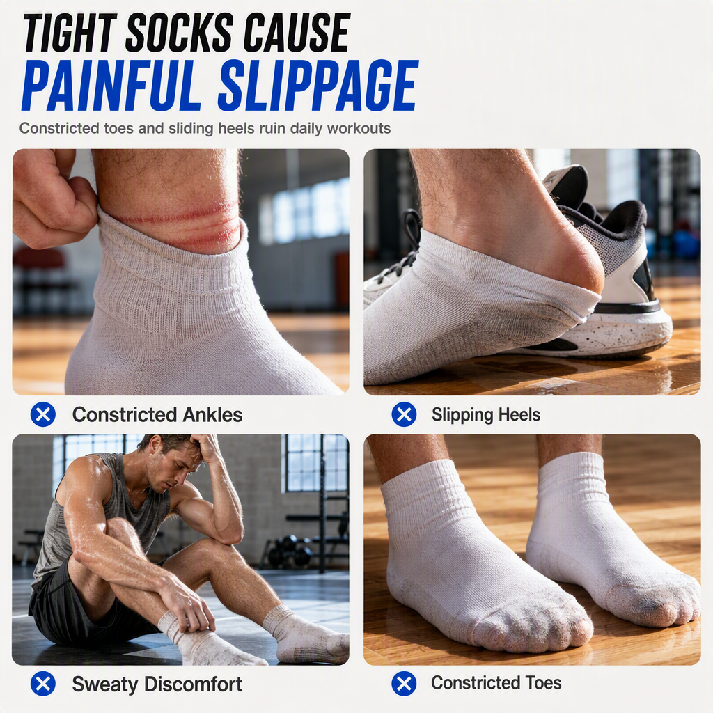 Chaussettes pour homme, absorbantes et respirantes